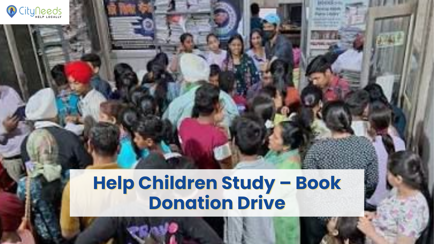 Help Children Study – Book Donation Drive